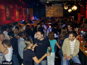 Salsa dancing at Havana Club, Vienna