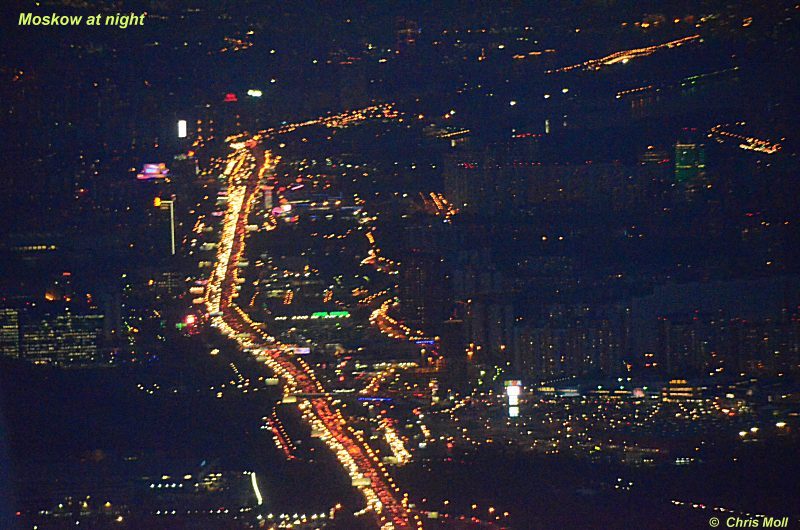 Hinflug: &uuml;ber Moskau