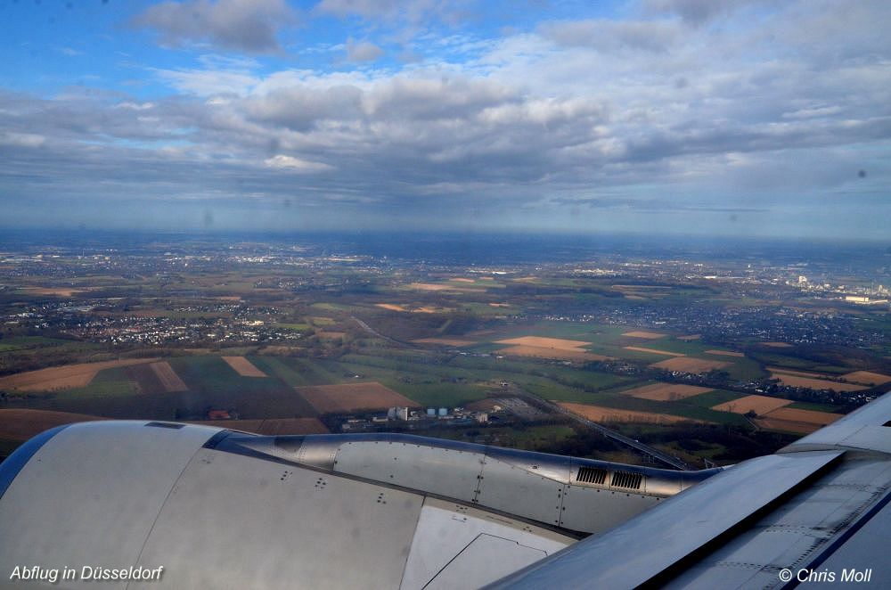 Abflug in D&uuml;sseldorf