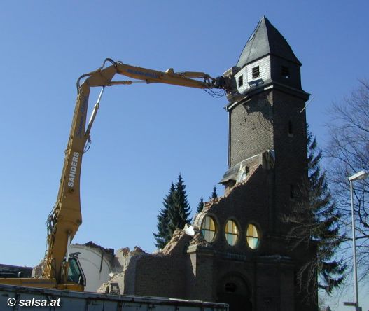 Garzweiler 2, Alt-Otzenrath: H�user und Kirchen werden abgerissen
